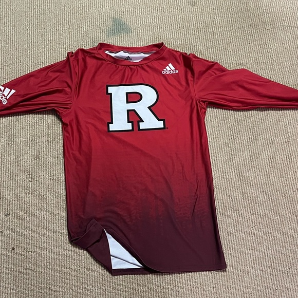 adidas Other - Rutgers 1/2 sleeve shirt